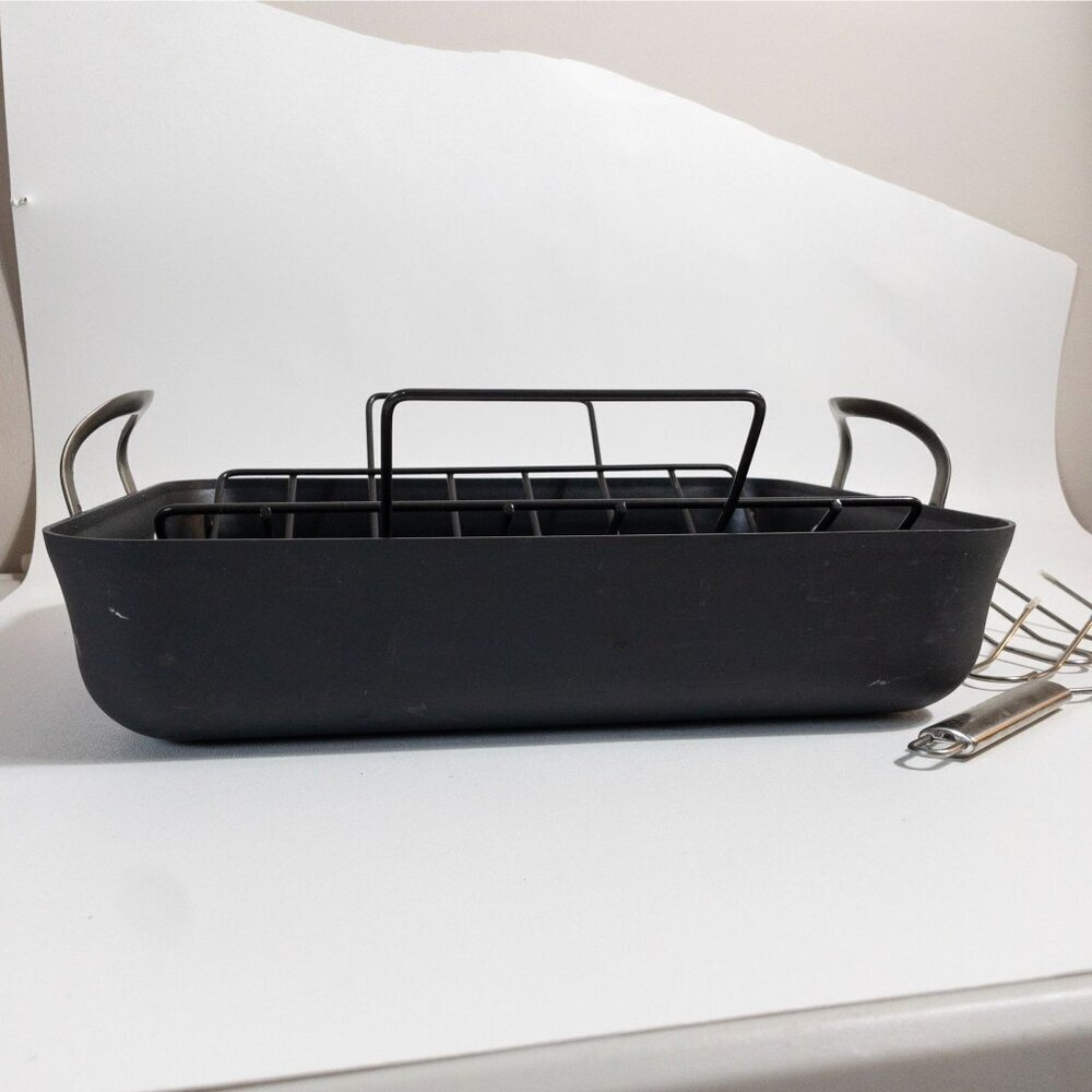 Calphalon Contemporary Hard Anodized Nonstick 16-Inch Roasting Pan - Picture 7 of 13